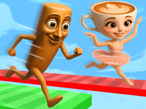 Screenshot of Brainrot Bridge Race 3D available on Infinite Chef Online