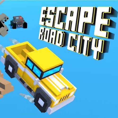 Screenshot of Escape Road City available on the Drift Boss arcade hub catalog