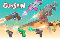 Screenshot of Gunspin available on the Drift Boss arcade hub catalog