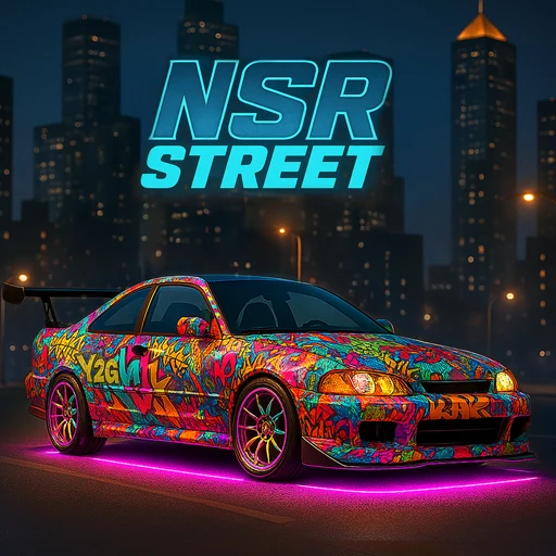 Screenshot of NSR Street Car Racing available on the Drift Boss arcade hub catalog